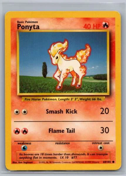 Ponyta - Base Set #60/102