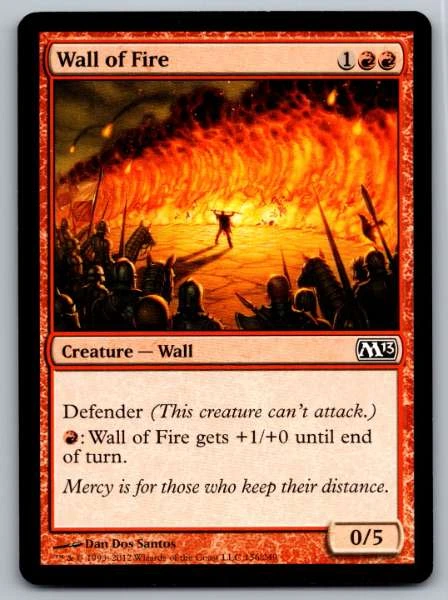 Wall of Fire - Magic 2013 #156/249