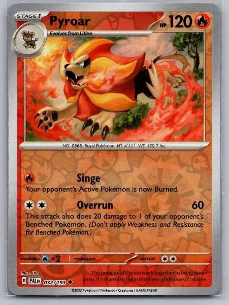 Pyroar - Paldea Evolved #032/193