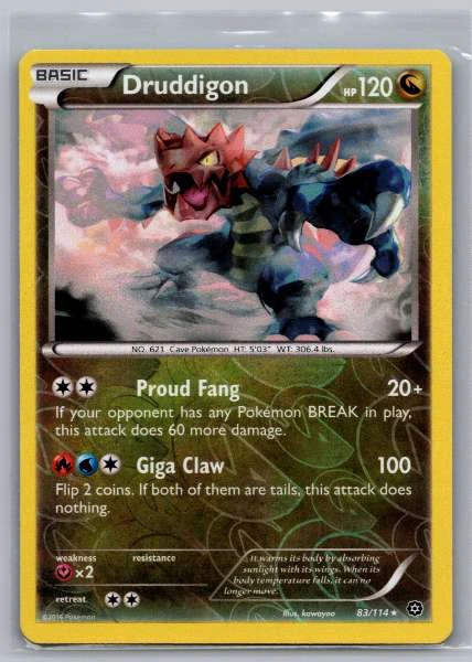 Druddigon - Steam Siege #83/114