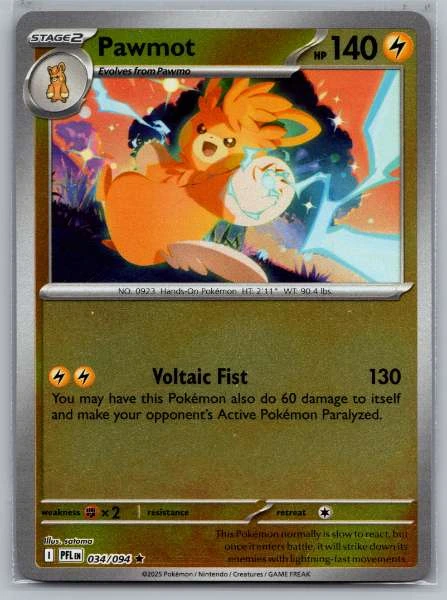 Pawmot - Paldean Fates #034/094