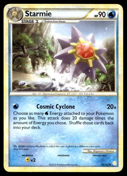 Starmie - HeartGold & SoulSilver #53/123