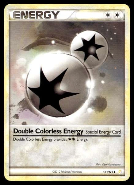 Double Colorless Energy - HeartGold & SoulSilver #103/123