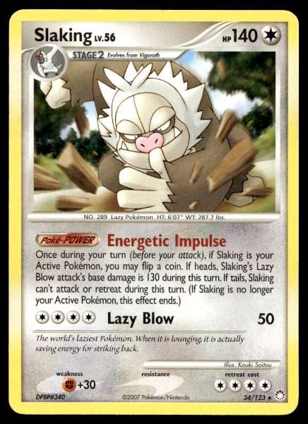 Slaking - Mysterious Treasures #34/123