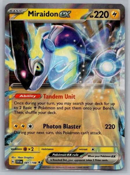 Miraidon ex - Scarlet & Violet Base Set #081/198