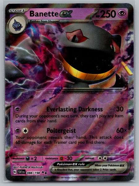 Banette ex - Scarlet & Violet Base Set #088/198