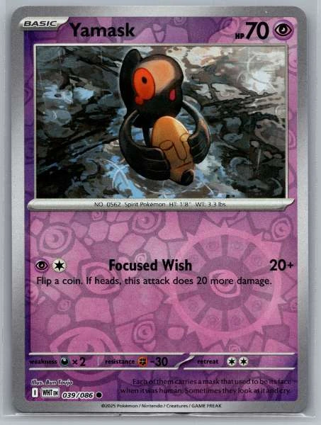 Yamask - White Flare #039/086