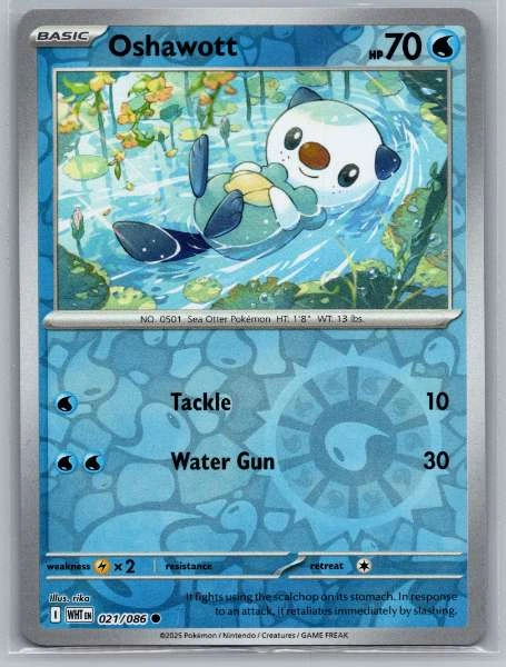 Oshawott - White Flare #021/086