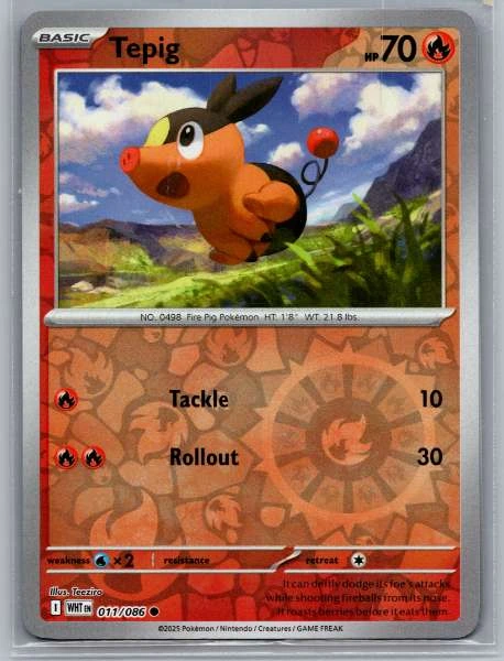 Tepig - White Flare #011/086