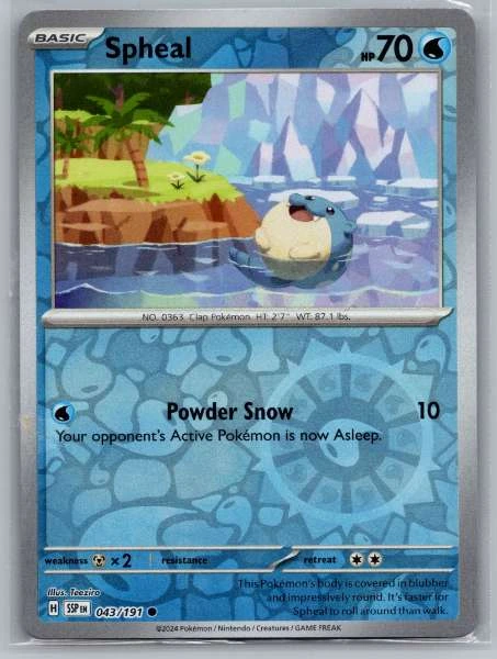 Spheal - Surging Sparks #043/191