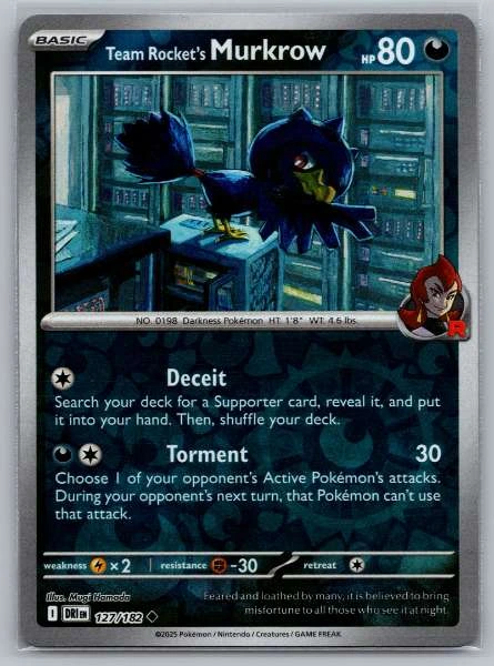 Team Rocket's Murkrow - Destined Rivals #127/182
