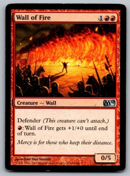 Wall of Fire - Magic 2010 #162/249