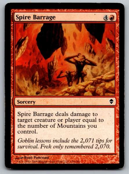 Spire Barrage - Zendikar #150