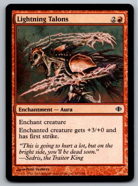 Lightning Talons - Shards of Alara #107/249