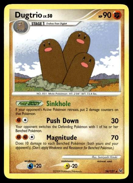 Dugtrio - Platinum #24/127