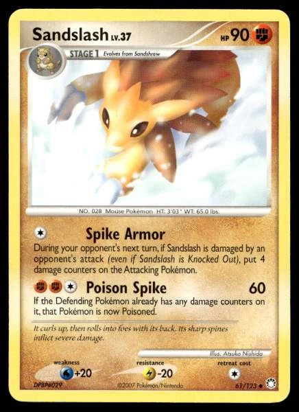 Sandslash - Mysterious Treasures #61/123