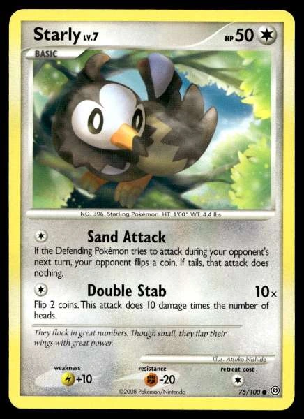 Starly - Stormfront, Majestic Dawn #75/100