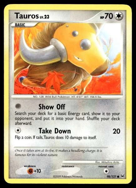 Tauros - Platinum #98/127