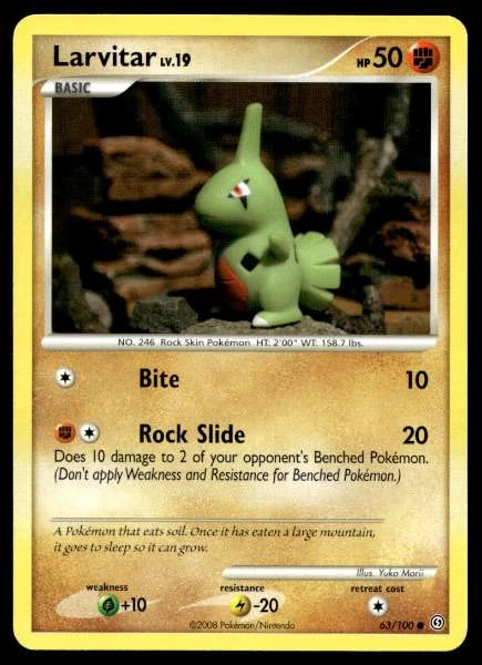 Larvitar - Stormfront #63/100