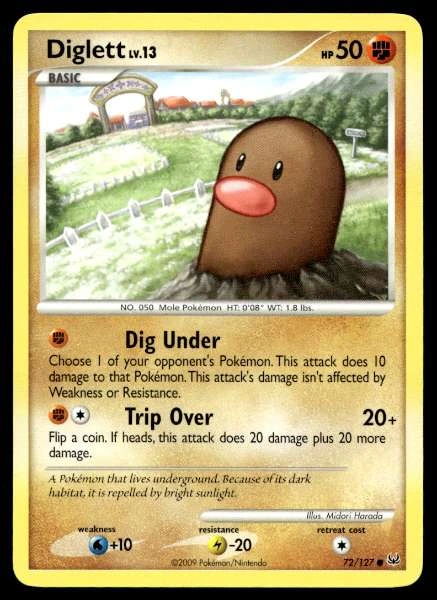 Diglett - Platinum #72/127