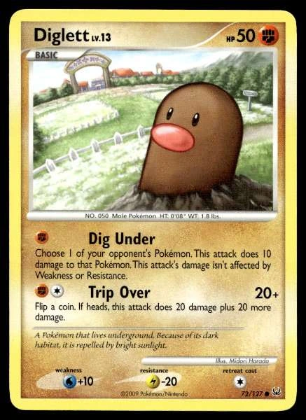 Diglett - Platinum #72/127