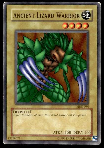 Ancient Lizard Warrior - Metal Raiders #MRD-050