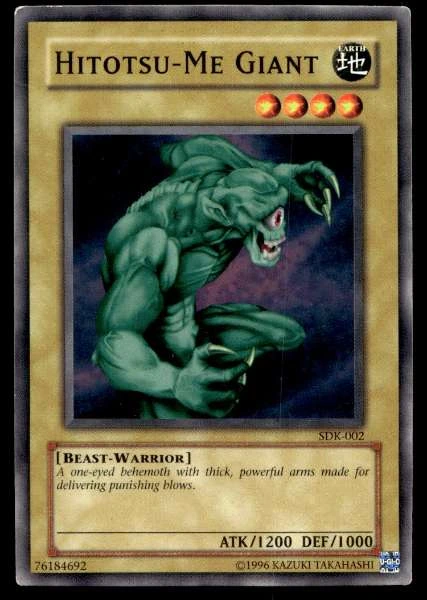 Hitotsu-Me Giant - Legend of Blue Eyes White Dragon, Duelist Pack: Kaiba, Starter Deck: Kaiba #002