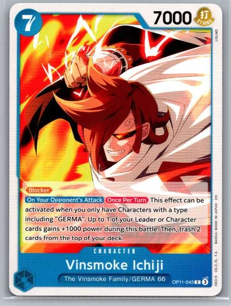 Vinsmoke Ichiji - A Fist of Divine Speed #OP11-043