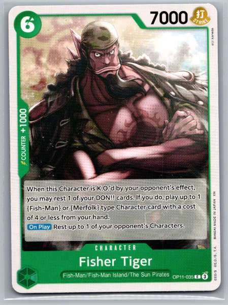 Fisher Tiger - A Fist of Divine Speed #OP11-035