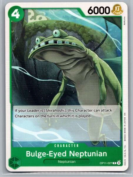 Bulge-Eyed Neptunian - A Fist of Divine Speed #OP11-027
