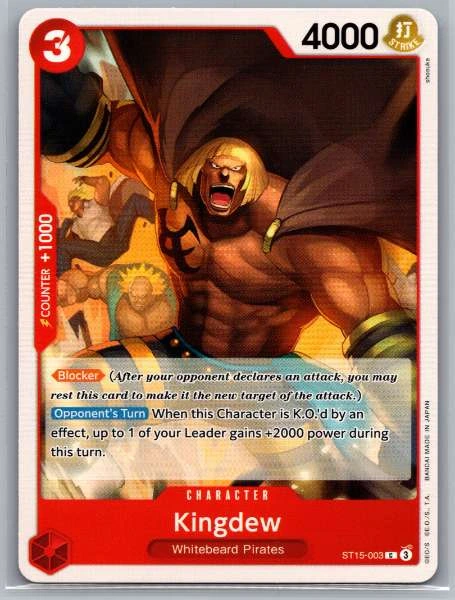 Kingdew - Starter Deck 15: Edward Newgate #ST15-003