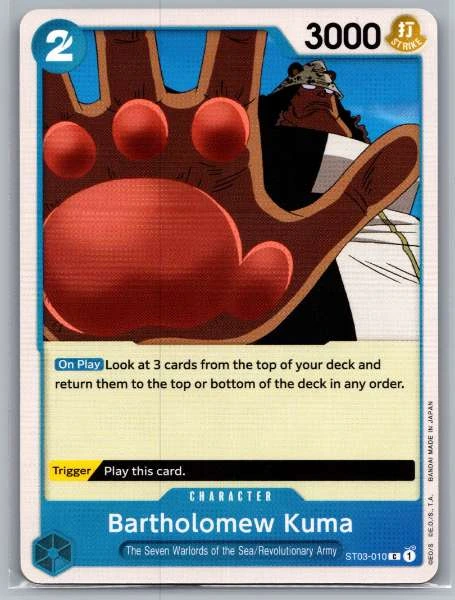 Bartholomew Kuma - Starter Deck 03: The Seven Warlords of The Sea #ST03-010