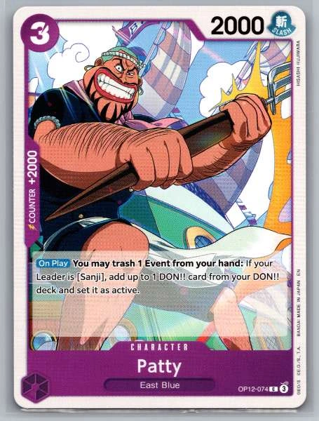 Patty - Legacy of the Master #OP12-074