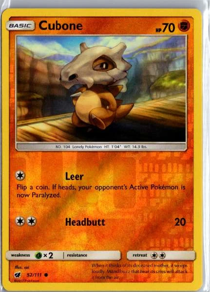 Cubone - Crimson Invasion #52/111