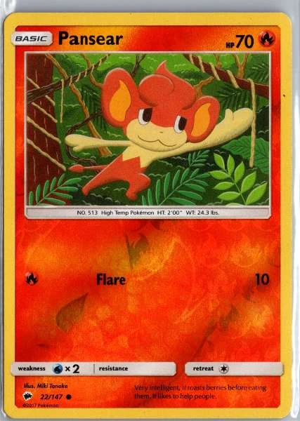 Pansear - Burning Shadows #22/147