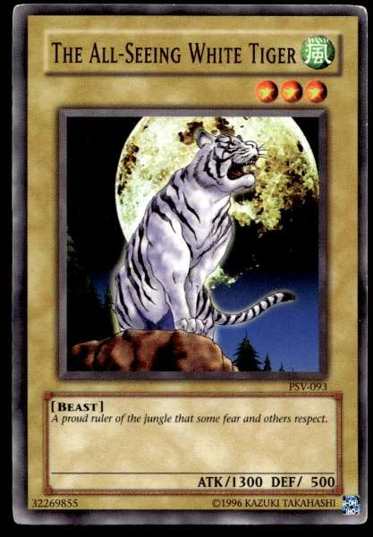 The All-Seeing White Tiger - Pharaoh's Servant #PSV-093