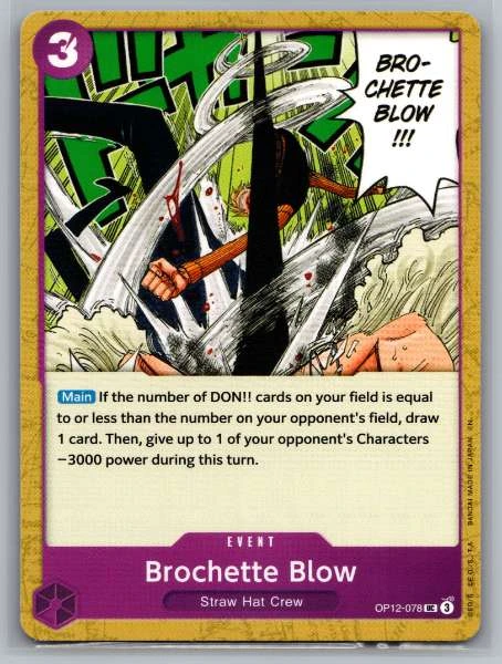Brochette Blow - Legacy of the Master #OP12-078