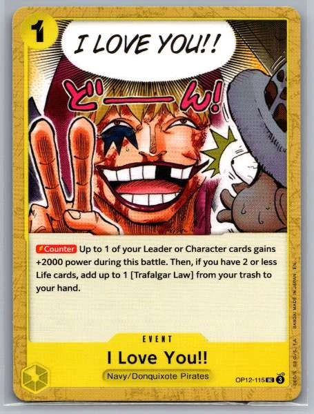 I Love You!! - Legacy of the Master #OP12-115