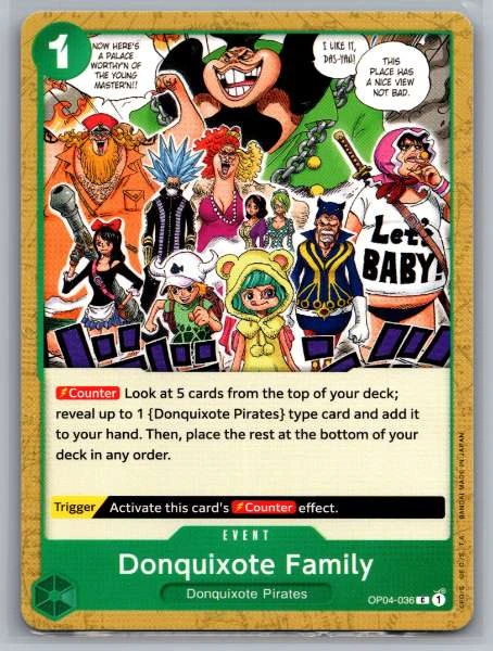 Donquixote Family - Kingdoms of Intrigue #OP04-036
