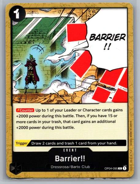 Barrier!! - Kingdoms of Intrigue #OP04-095