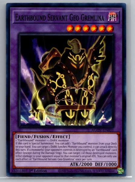 Earthbound Servant Geo Gremlina - Age of Overlord #AGOV-EN031