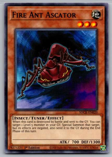 Fire Ant Ascator - Structure Deck: The Crimson King #SDCK-EN020
