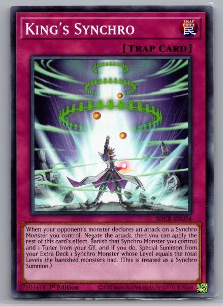 King's Synchro - Structure Deck: The Crimson King #SDCK-EN034