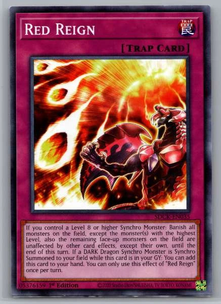 Red Reign - Structure Deck: The Crimson King #SDCK-EN035