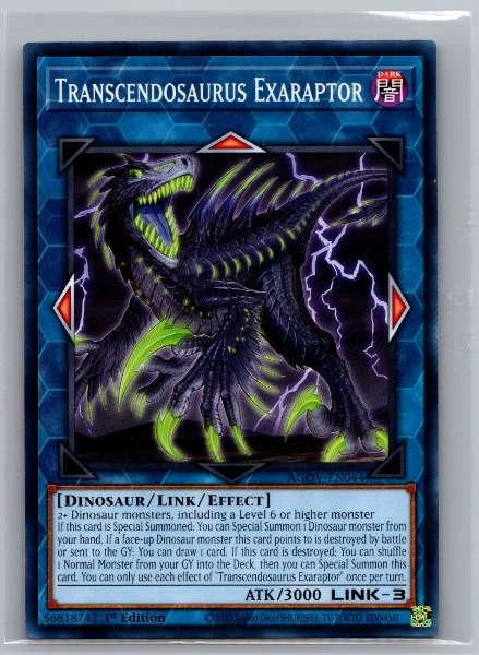Transcendosaurus Exaraptor - Age of Overlord #AGOV-EN044