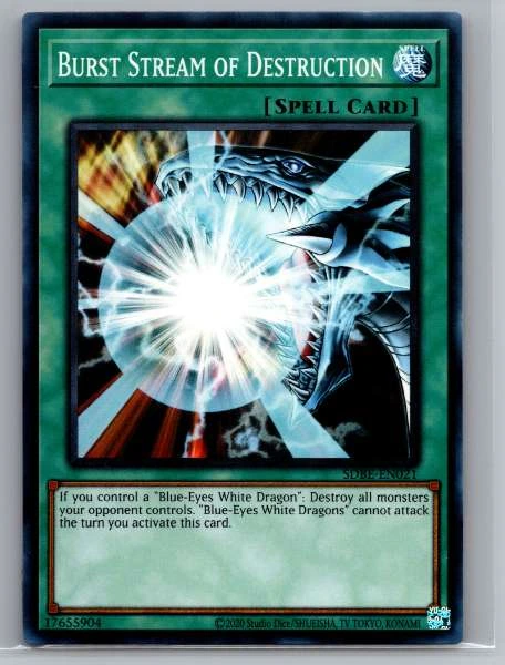 Burst Stream of Destruction - Saga of Blue-Eyes White Dragon #SDBE-EN021