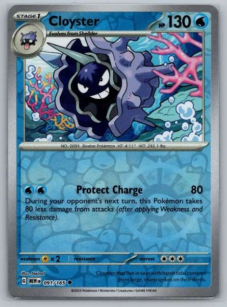 Cloyster - Scarlet & Violet 151 #091/165