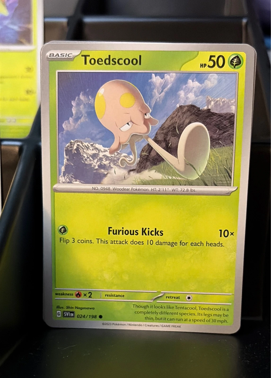 Toedscool 024/198 Common Scarlet & Violet Pokemon Near Mint #024/198