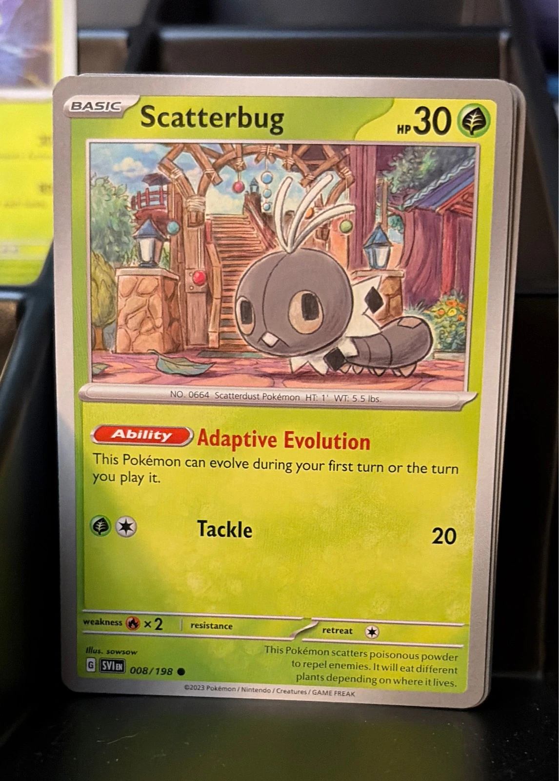Scatterbug 008/198 Common SV01: Scarlet & Violet Base Set NM #008/198