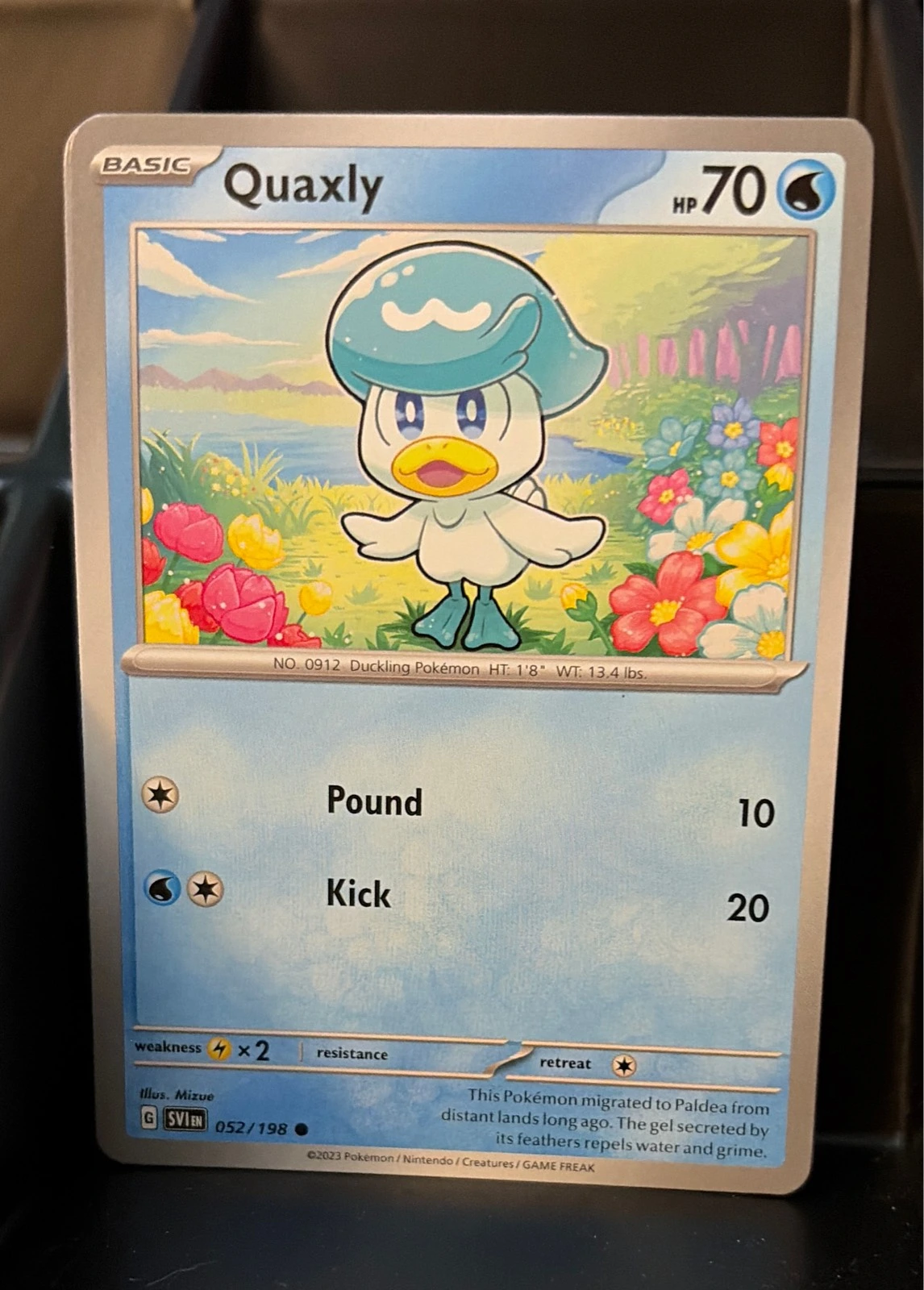 Quaxly 052/198 Common SV01: Scarlet & Violet Base Set NM #052/198